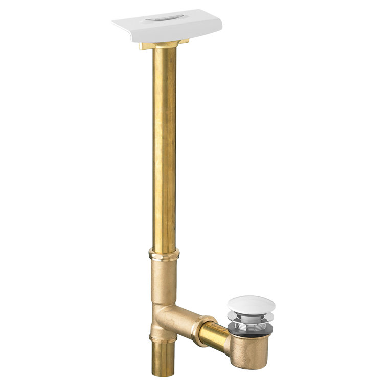 American Standard Lifetime 1.5" Leg Tub Drain with Overflow & Reviews